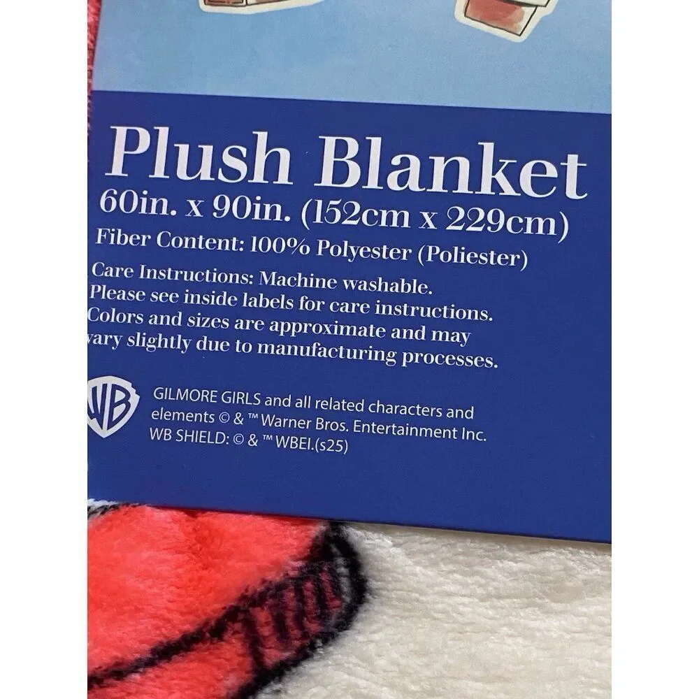Gilmore‎ Girls I Smell Snow TWIN Size SOFT Blanket 60” X 90” Luke’s Gazebo NEW